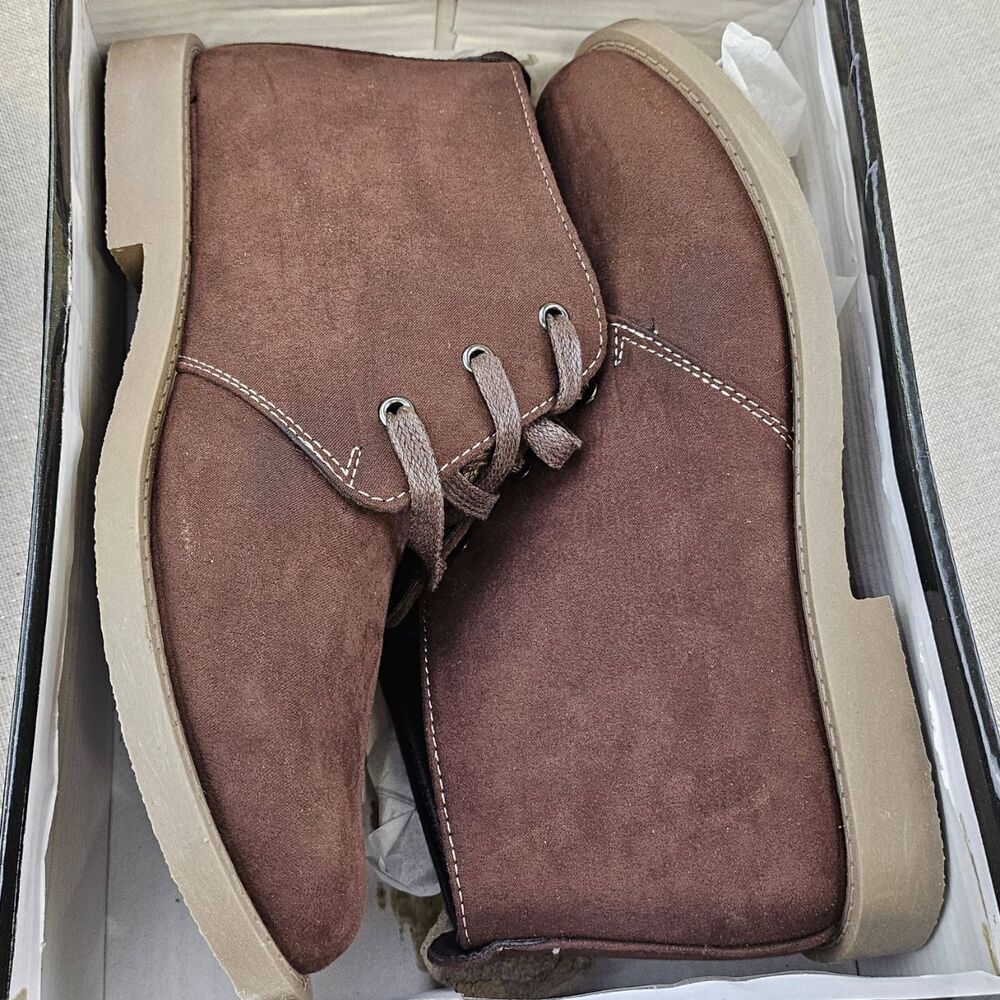Joseph Allen JA16001 Chukka Casual Boots Brown Suede‎ Lace Up JA16001M Boys 5